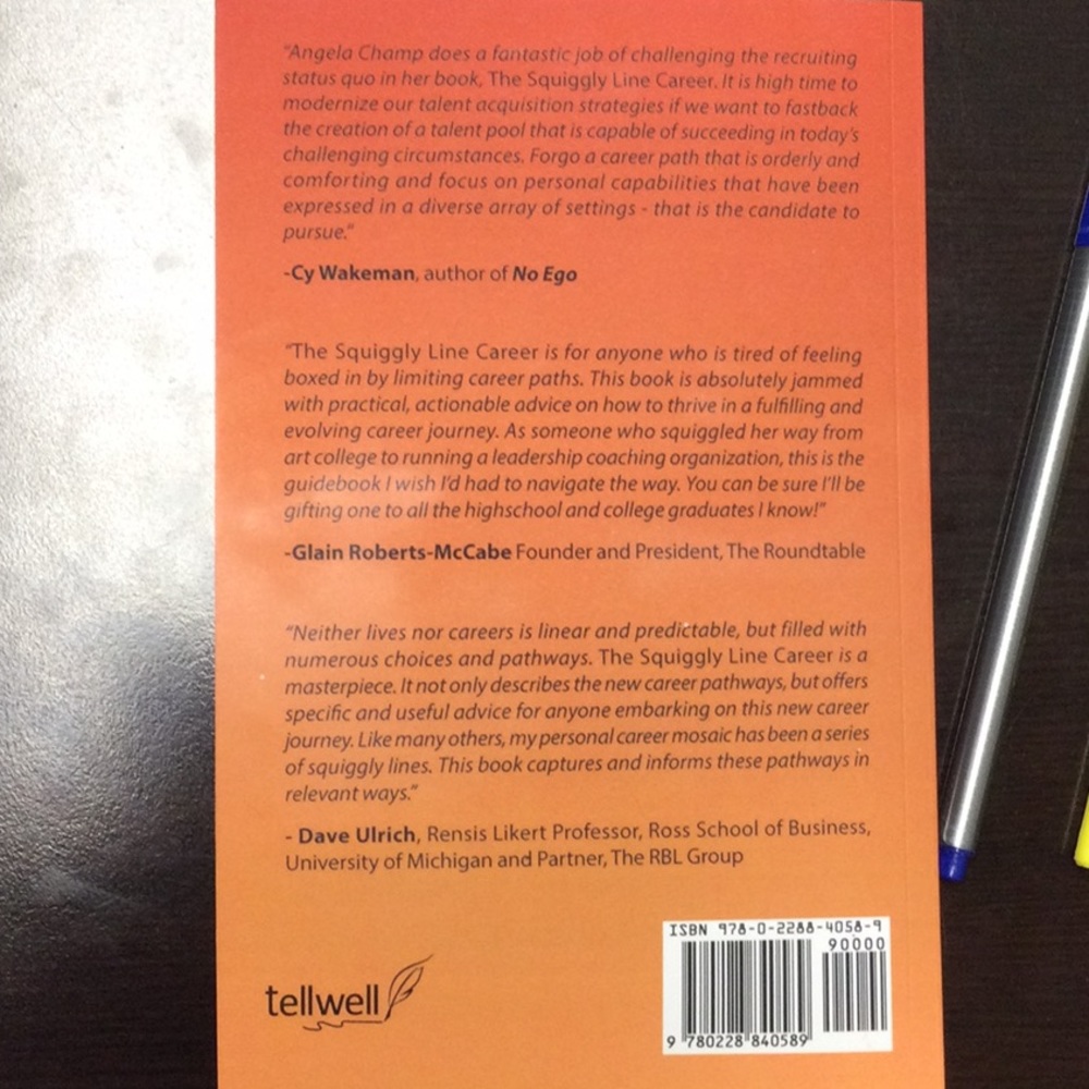 The Squiggly Line Career book autographed by the author - Picture 2 of 2